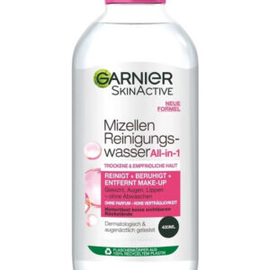 Nước Làm Sạch & Tẩy Trang Garnier Micellar Cleansing Water Cho Da Nhạy Cảm 400ml